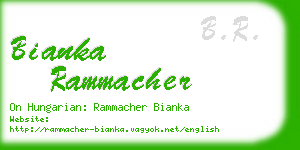 bianka rammacher business card